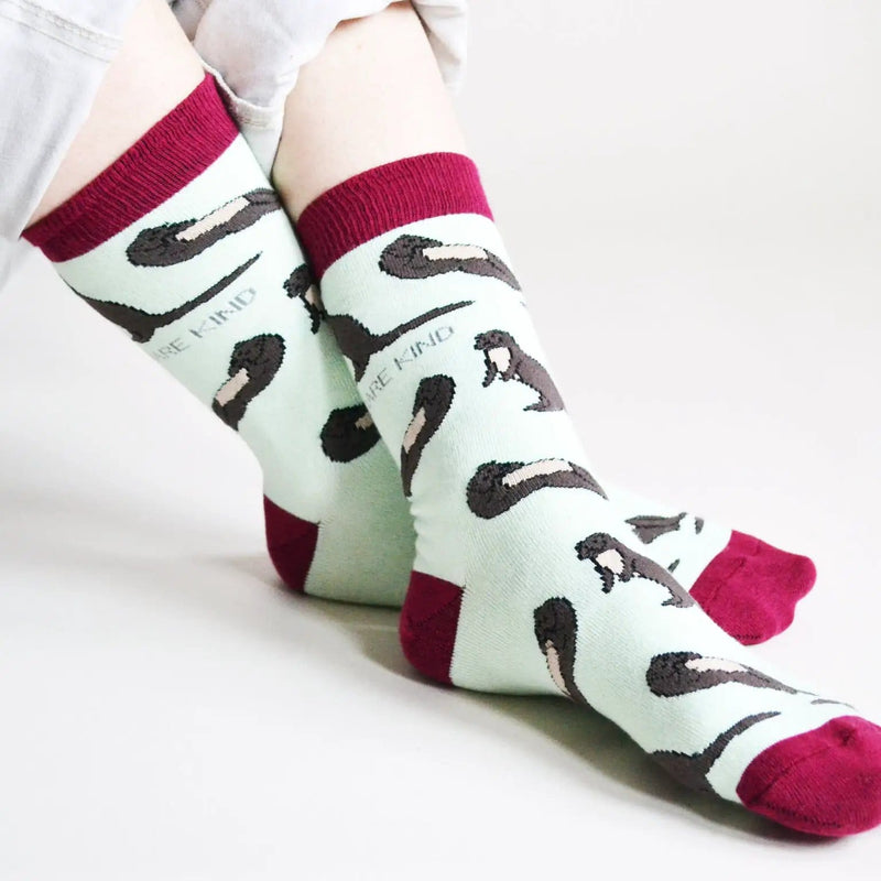 Barekind NZ Socks Save the Otters Bamboo Socks Save the Otters Bamboo Socks