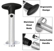 g8buynz Pineapple Corer and Slicer Tool, Stainless Steel Pineapple Cutter Pineapple Corer and Slicer Tool, Stainless Steel Pineapple Cutter