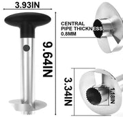g8buynz Pineapple Corer and Slicer Tool, Stainless Steel Pineapple Cutter Pineapple Corer and Slicer Tool, Stainless Steel Pineapple Cutter