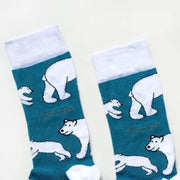 Save the Polar Bears Bamboo Socks by Barekind NZ