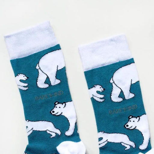 Barekind NZ Socks Save the Polar Bears Bamboo Socks Save the Polar Bears Bamboo Socks