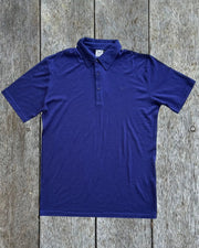 Men's Polo - 100% Merino Wool, Cobalt by Merino 365 NZ