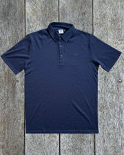 Men's Polo - 100% Merino Wool, Midnight Marle by Merino 365 NZ