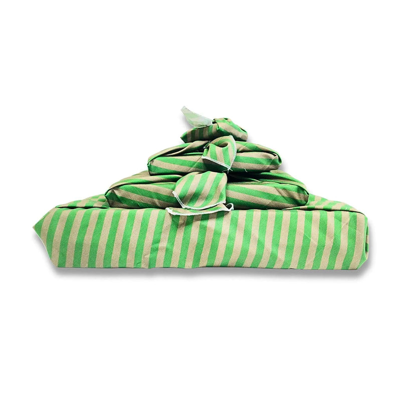 Waste Free Celebrations Furoshiki Wrapping Cloths Pooches Stripey - 4 Furoshiki Gift Wraps Pooches Stripey - 4 Furoshiki Gift Wraps