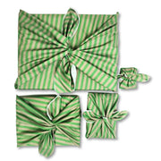 Waste Free Celebrations Furoshiki Wrapping Cloths Pooches Stripey - 4 Furoshiki Gift Wraps Pooches Stripey - 4 Furoshiki Gift Wraps
