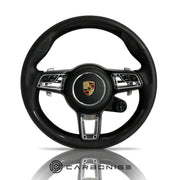 Porsche Steering Wheel (Carbon Fiber+Smooth Leather) @1 by CARBONISE