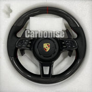 Porsche Steering Wheel (Carbon Fiber+Smooth Leather) @5 by CARBONISE