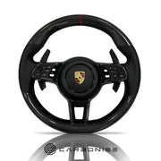 Porsche Steering Wheel (Carbon Fiber+Smooth Leather) @5 by CARBONISE