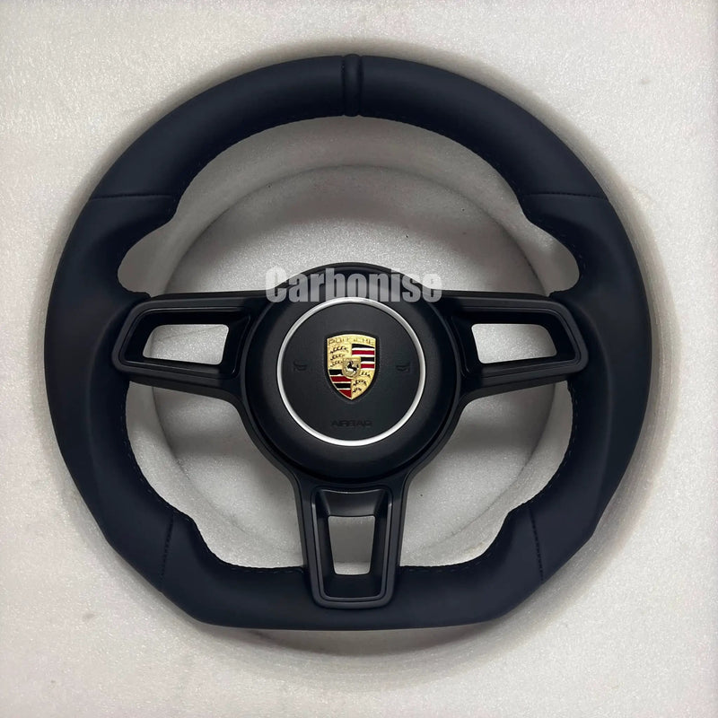 Porsche Steering Wheel (Smooth Leather) @9 by CARBONISE