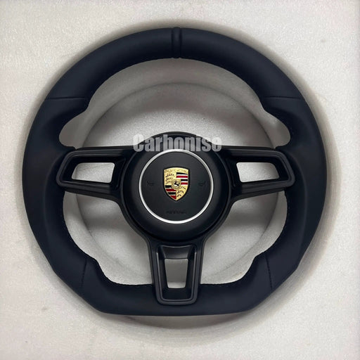 Porsche Steering Wheel (Smooth Leather) @9 by CARBONISE