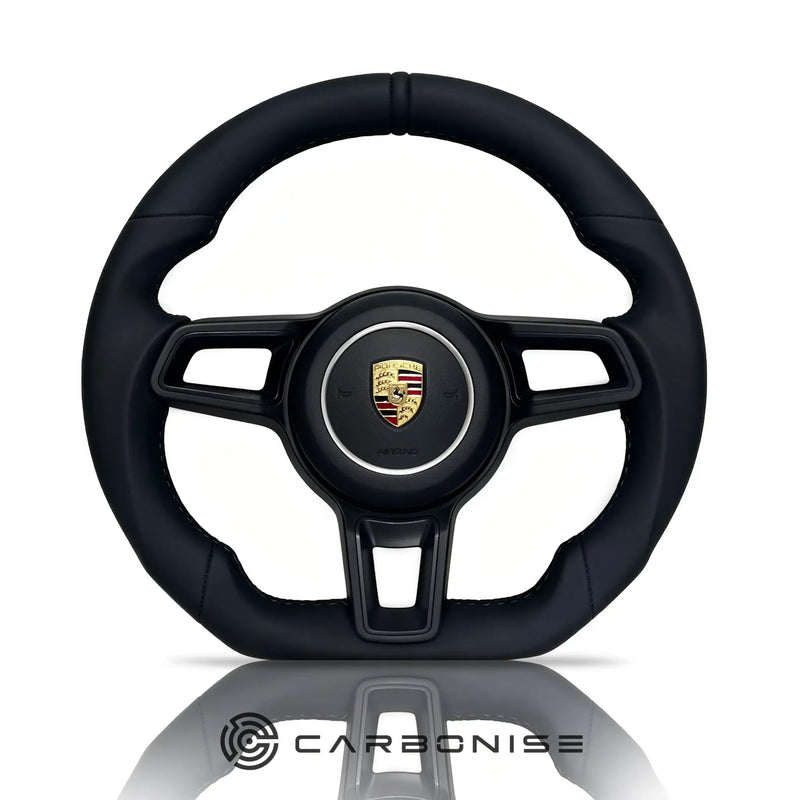 Porsche Steering Wheel (Smooth Leather) @9 by CARBONISE