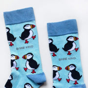 Save the Puffins Bamboo Socks by Barekind NZ