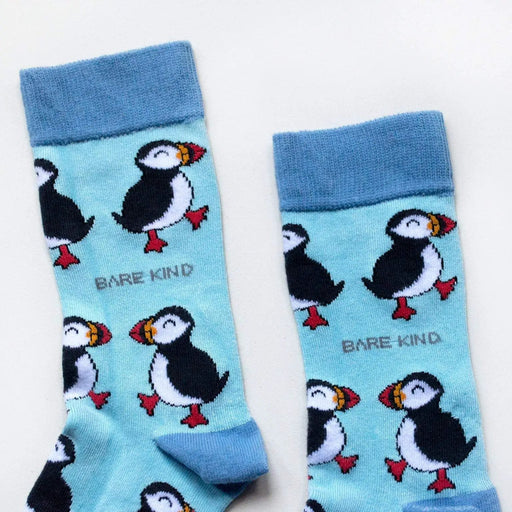 Save the Puffins Bamboo Socks by Barekind NZ