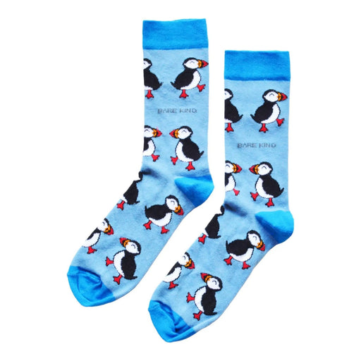 Save the Puffins Bamboo Socks by Barekind NZ