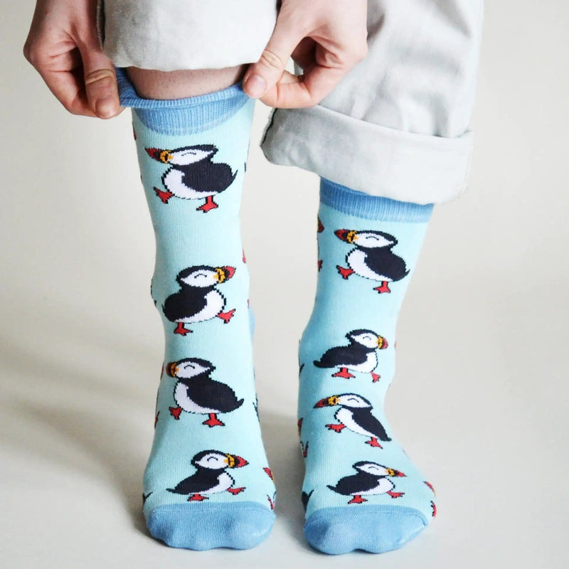 Barekind NZ Socks Save the Puffins Bamboo Socks Save the Puffins Bamboo Socks