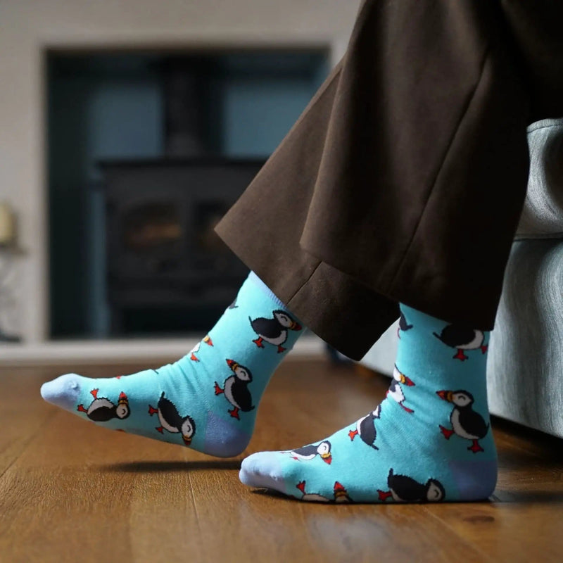 Barekind NZ Socks Save the Puffins Bamboo Socks Save the Puffins Bamboo Socks