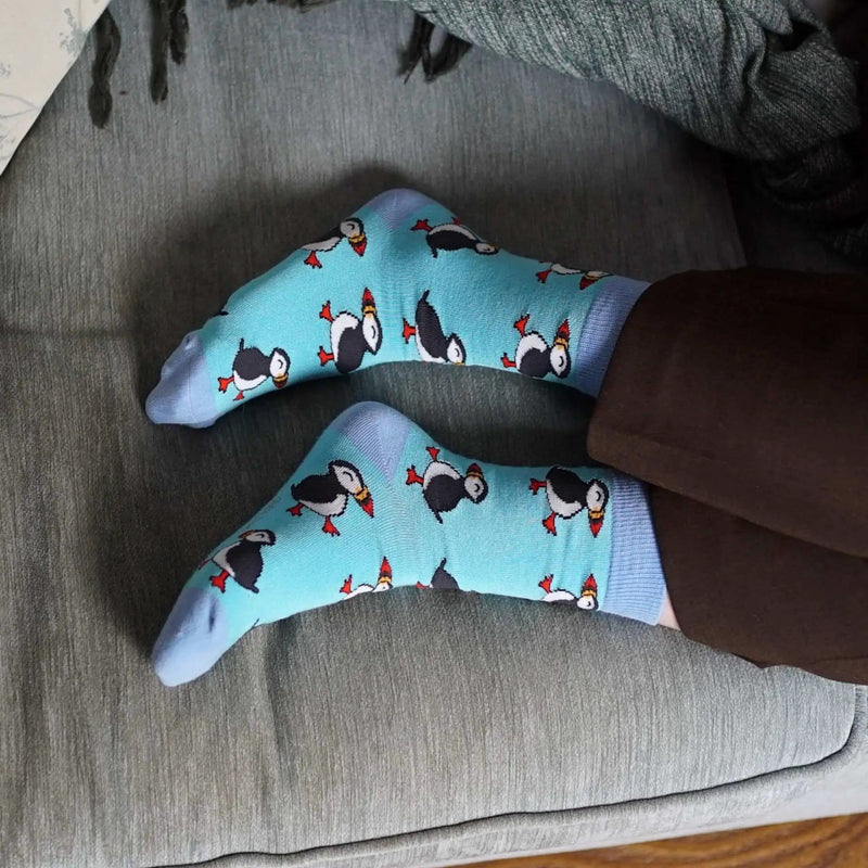Barekind NZ Socks Save the Puffins Bamboo Socks Save the Puffins Bamboo Socks