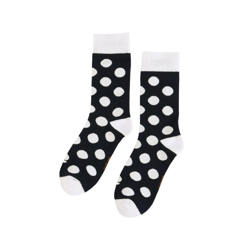 Save the Polka Dot Puffin Bamboo Socks by Barekind NZ
