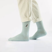 Barekind NZ Socks Save the Puffin Ribbed Bamboo Socks Save the Puffin Ribbed Bamboo Socks