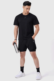 Pulse Running T-shirt Black by Fuaark Nz