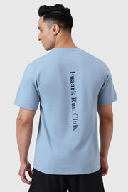 Pulse Running T-shirt Light Blue by Fuaark Nz
