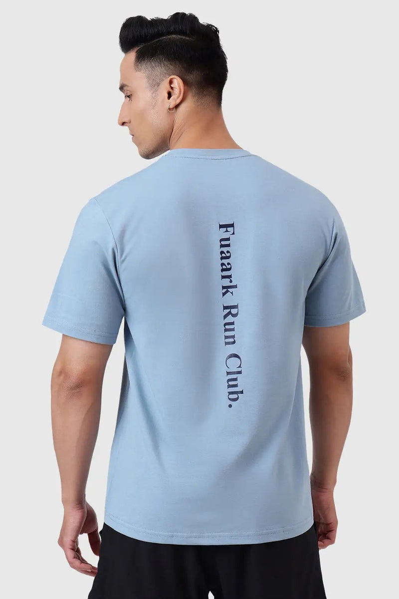 Pulse Running T-shirt Light Blue by Fuaark Nz