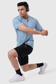 Pulse Running T-shirt Light Blue by Fuaark Nz
