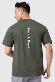 Pulse Running T-shirt Olive by Fuaark Nz