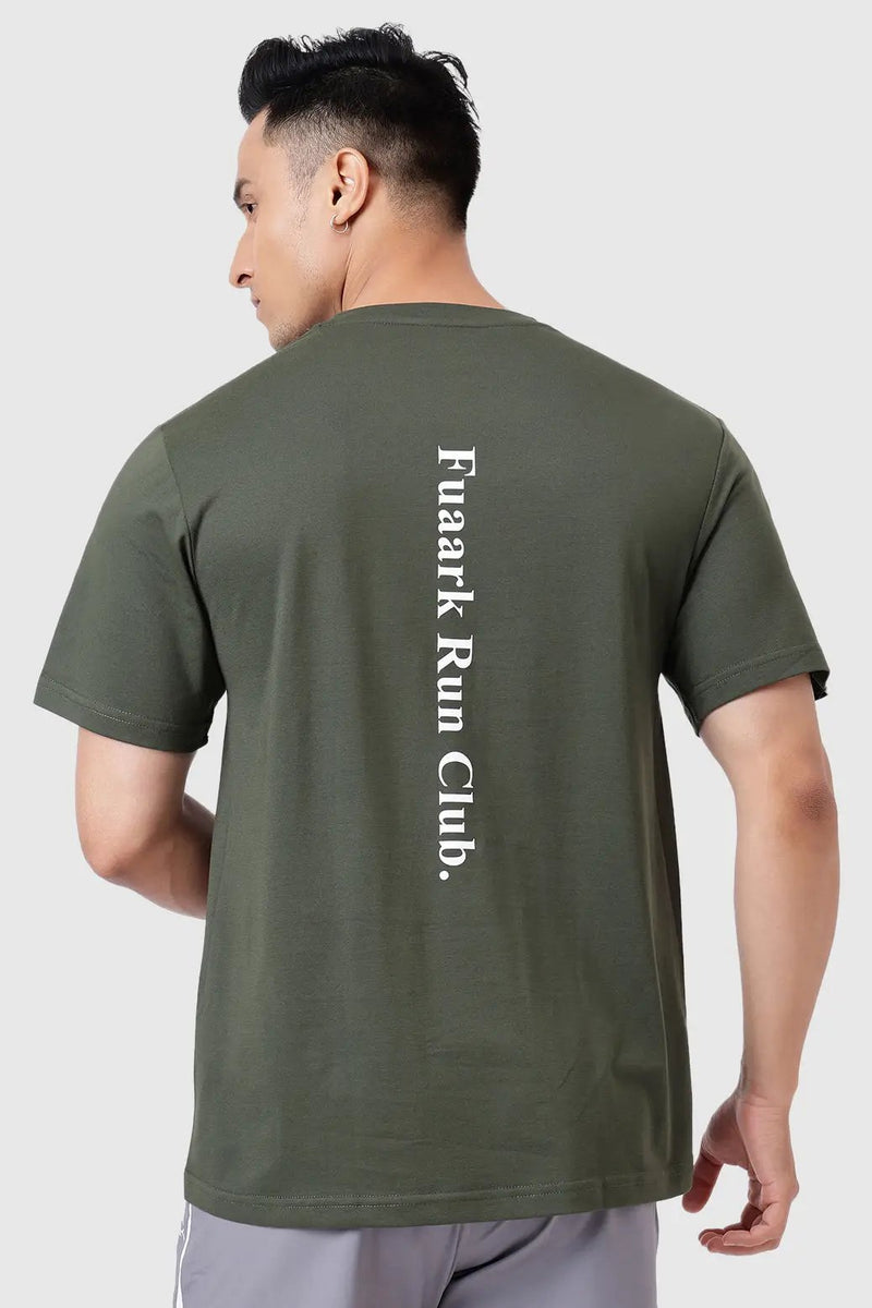 Pulse Running T-shirt Olive by Fuaark Nz