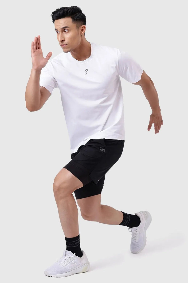 Pulse Running T-shirt White by Fuaark Nz