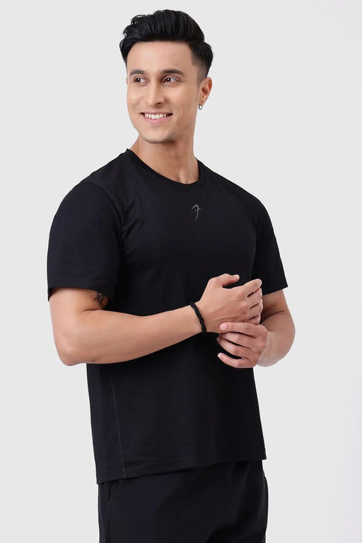 Pulse Running T-shirt Black by Fuaark Nz