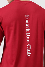 Pulse Running T-shirt Deep Red by Fuaark Nz