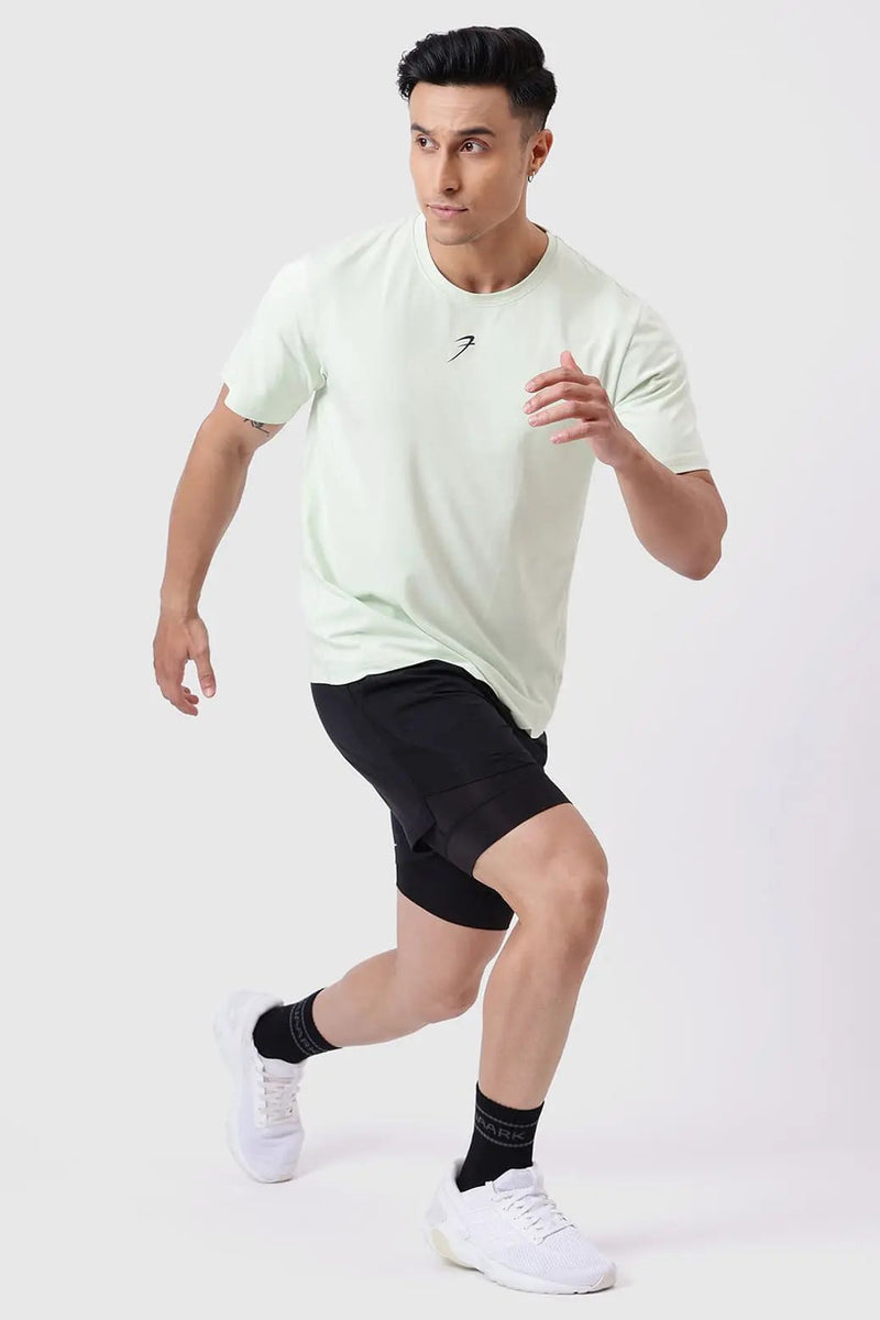 Pulse Running T-shirt Light Green by Fuaark Nz