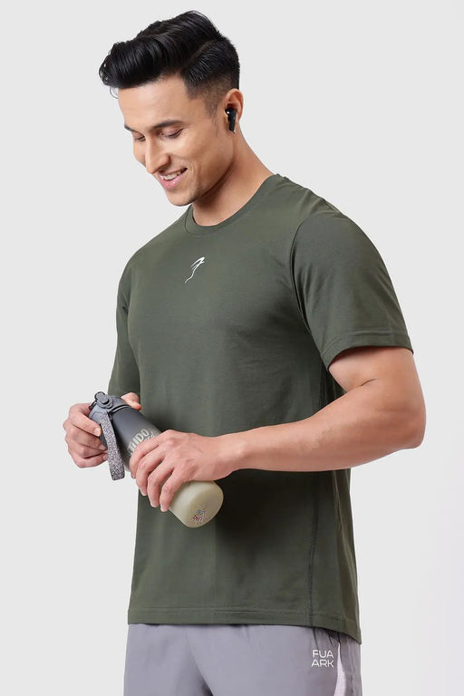Pulse Running T-shirt Olive by Fuaark Nz
