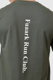 Pulse Running T-shirt Olive by Fuaark Nz