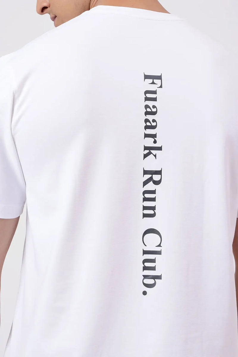 Pulse Running T-shirt White by Fuaark Nz