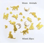 Metal Steampunk Gears Charms Moon Animal 12 Horoscopes for Resin Filler Crafting Jewelry Making Accessory by Resin Art NZ