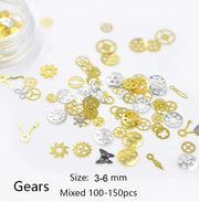 Metal Steampunk Gears Charms Moon Animal 12 Horoscopes for Resin Filler Crafting Jewelry Making Accessory by Resin Art NZ