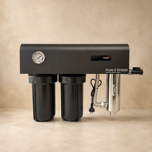 Filtration Station NZ Whole House UV Waimana Pure II Whole House UV Water Filter System – 2 Stage, 30L/min Waimana Pure II Whole House UV Water Filter System – 2 Stage, 30L/min