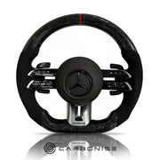 Mercedes-Benz Steering Wheel (Forged Carbon Fiber+Alcantara) #Q11 by CARBONISE