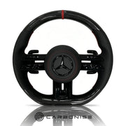 Mercedes-Benz Steering Wheel (Carbon Fiber+Perforated Leather) #Q15 by CARBONISE
