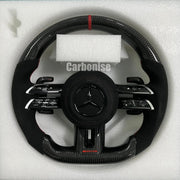 Mercedes-Benz Steering Wheel (Carbon Fiber+Alcantara) #Q27 by CARBONISE