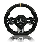 Mercedes-Benz Steering Wheel (Carbon Fiber+Alcantara) #Q28 by CARBONISE
