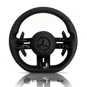 Mercedes-Benz Steering Wheel (Smooth Leather+Perforated Leather) #Q29 by CARBONISE