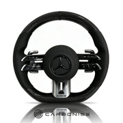 Mercedes-Benz Steering Wheel (Carbon Fiber+Perforated Leather) #Q3 by CARBONISE