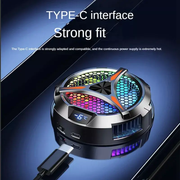 Tablet Radiator Tablet Cooler RGB Lighting 10cm Magnetic by salelink.co.nz