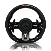 Mercedes-Benz Steering Wheel (Carbon Fiber+Perforated Leather) #Q7 by CARBONISE
