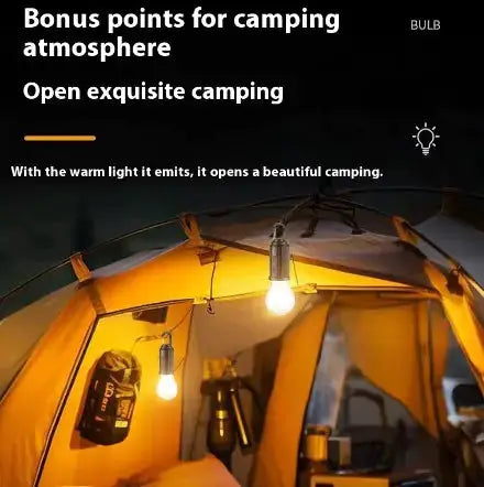 Portable Camping LED Lamp - Rechargeable Outdoor Lantern with Magnetic Base by Mead's Supply & Equipment Outfitters limited