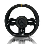 Mercedes-Benz Steering Wheel (Carbon Fiber+Perforated Leather) #Q9 by CARBONISE