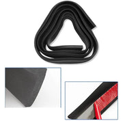 Car Front Bumper Lip Skirt Protector Splitter Body Spoiler Rubber Universal 2.5M by salelink.co.nz